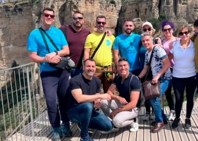 Ruta Tajo Abanico y Algaba de Ronda 2023 | Este autobús pierde aceite